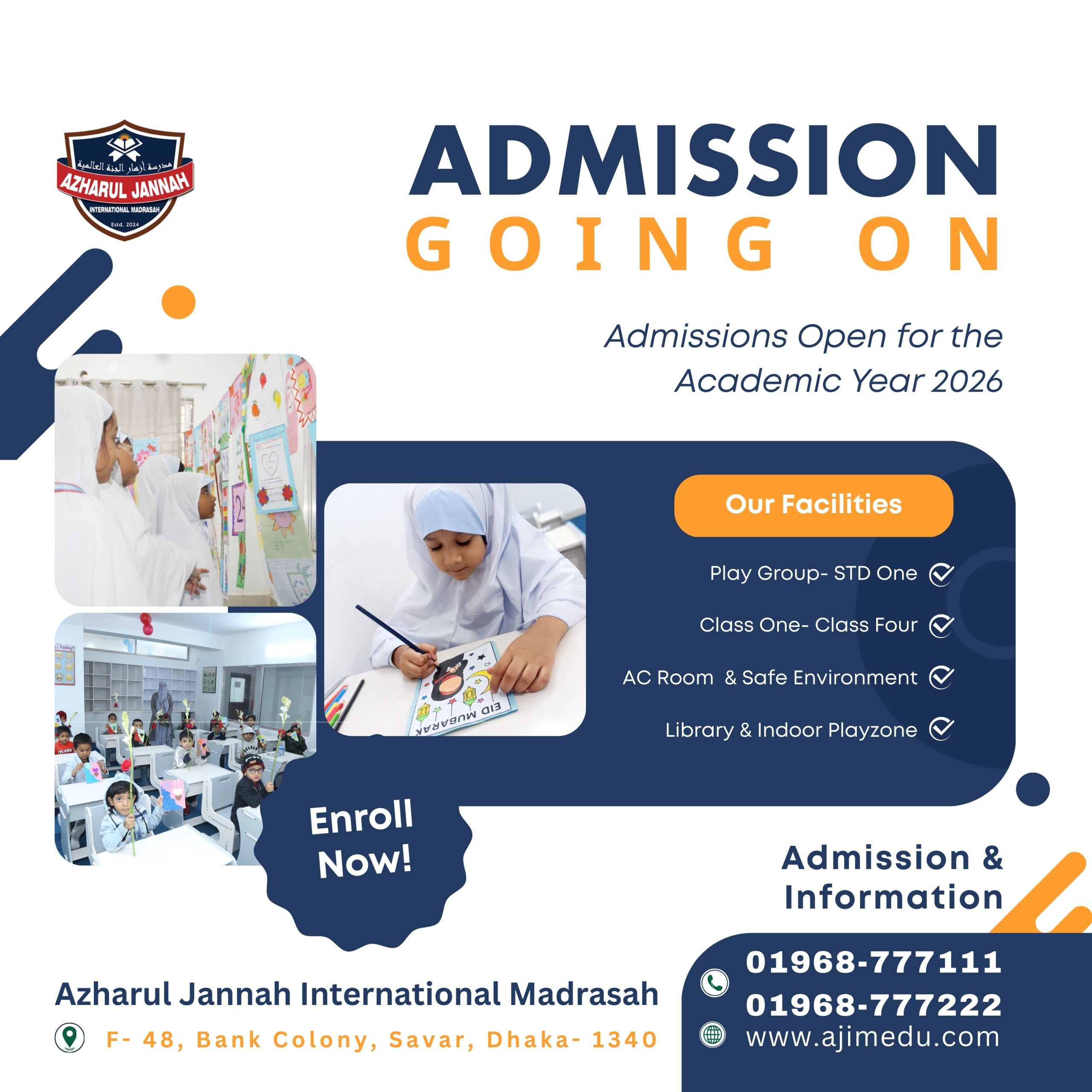 Admissions Open!
